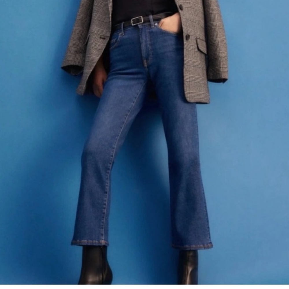 Everlane‎ The Kick Crop Bootcut Denim Jeans